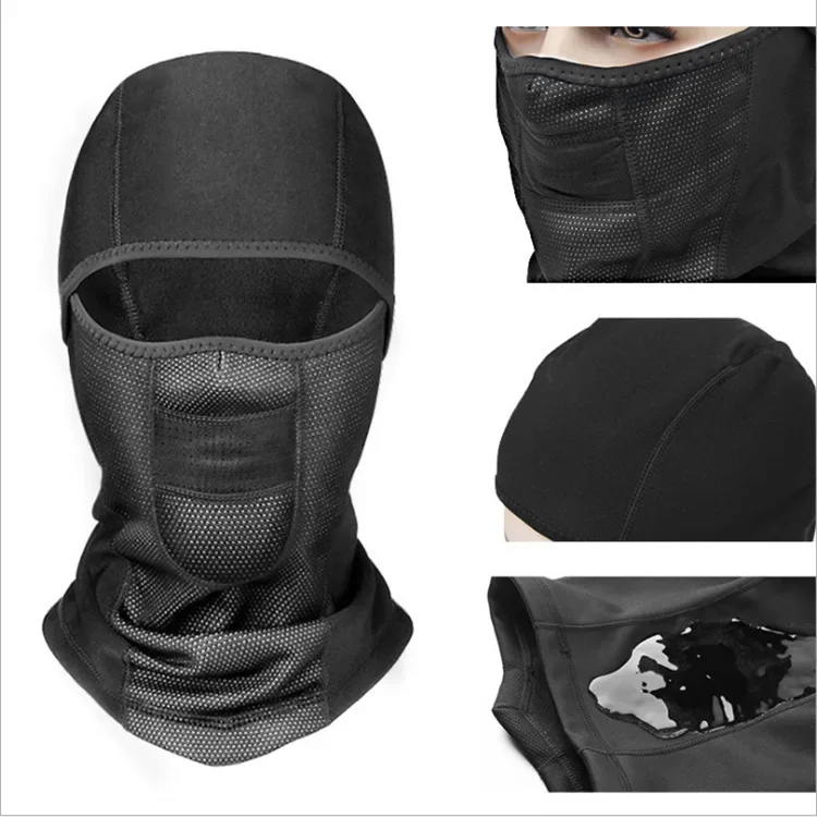 Full face fleece mask Winter Warm waterproof Windproof sand Cycling Scooter Fishing Hat Men Women Bicycle Ski Unisex Masked hood