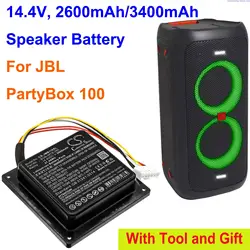 Cameron Sino 2600mAh/3400mAh bateria głośnikowa do JBL PartyBox 100