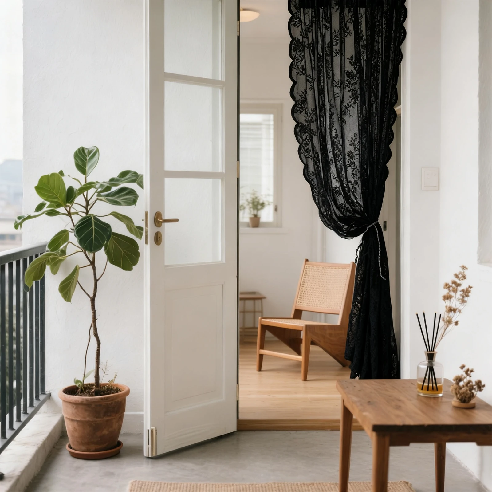 Durchsichtiger Vintage-Vorhang aus Spitze, romantisches Blumenmuster, durchsichtige Halbfenstervorhänge für Wohnzimmer, 2-teilige Stangentasche, Schattierungsvorhang – Detail 17