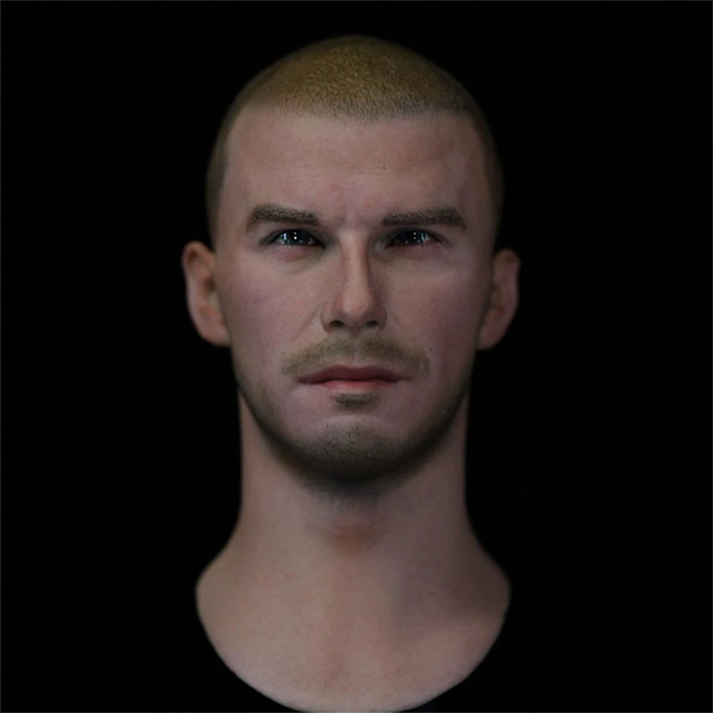 

For Sale 1/6th Hand Painted David Bald Handsome Man Male Head Sculpture Carving for 12'' PH TBL Action Figure