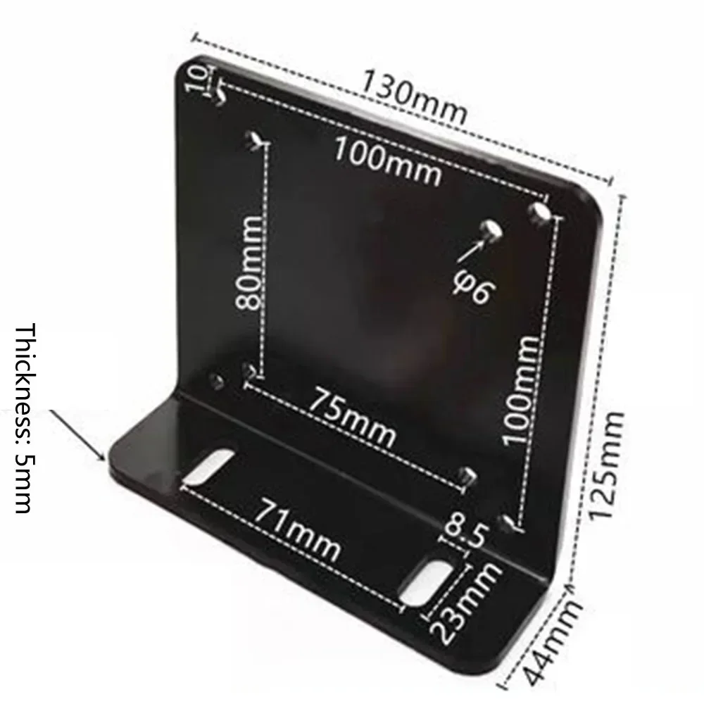 1PC Carbon Steel L-Type Triple Screen Racing Simulator Display Bracket -Durable&Adjustable for Triple Monitor Setup (Heavy-Duty)