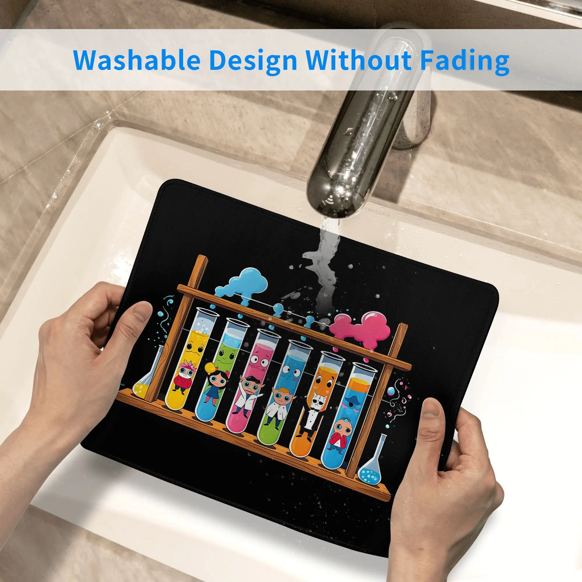 Muppet Science-alfombrilla de ratón química, teclado de ordenador, alfombrilla para ratón, Gamer, PC, portátil, escritorio, accesorios de oficina, alfombrillas de mesa