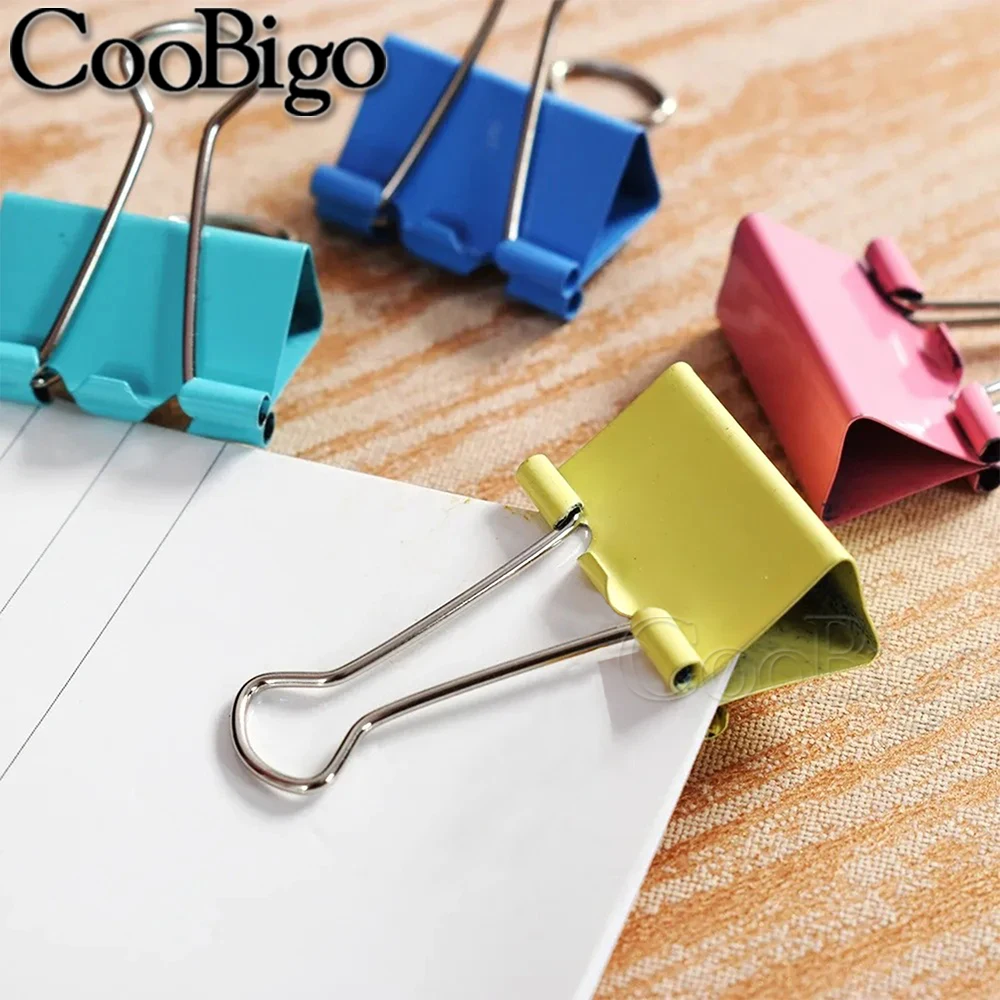 

Металлические зажимы для бумаг, скрепки для бумаг для дома, бизнеса, школы, офиса, канцелярские принадлежности 15, 19, 32, 51 мм