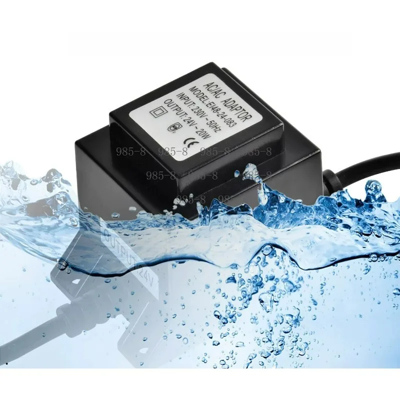 Waterproof Toroidal Low-Frequency Transformer AC12V/24V Output, AC220V Input For Outdoor Square Underwater LED Lighting