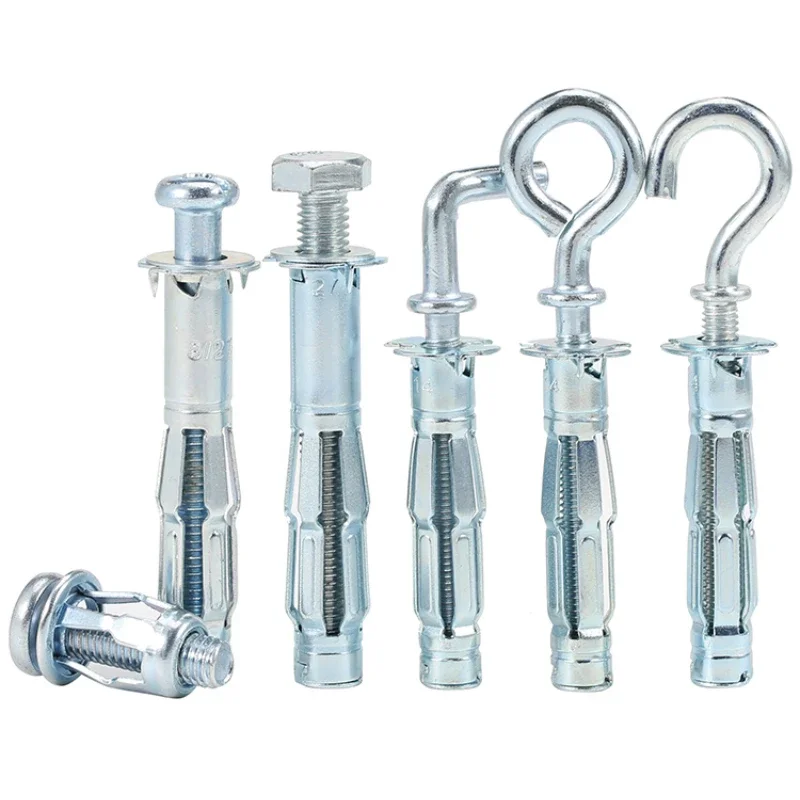 Zestaw nitonakrętek zaciskowych z włókna węglowego w kształcie płatka, metalowe nitonakrętki rozporowe, zaciski do paneli, tablic rejestracyjnych, nakrętki blokujące.