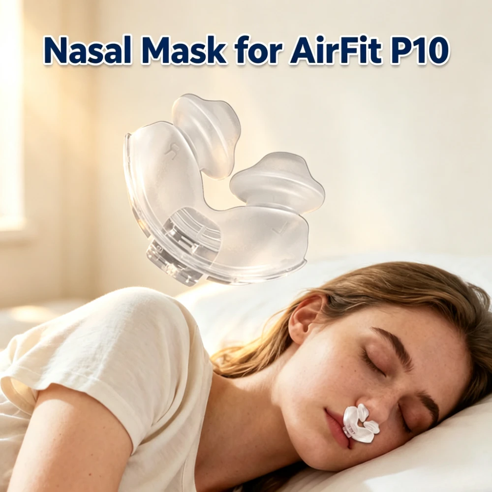 Nasal Pillow Cushion Compatible with Air Fit P10 , Replacement Accessory Soft Silicone for AirFit P10 CPAP Sleep Nose Mask