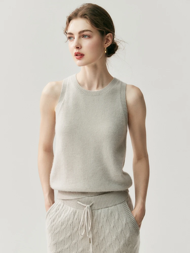 TLOML جديد الخريف الشتاء شيك المرأة 100% الكشمير تريكو كابل متماسكة الخامس الرقبة أزرار جيب سترة لينة الدافئة مريح سترة القمم