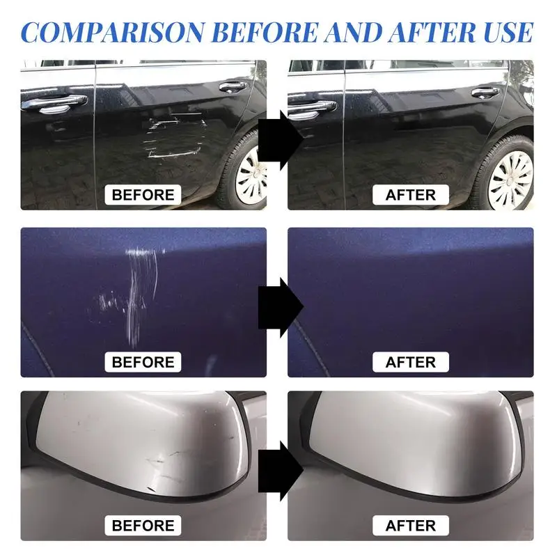 Repair Paste Car Scratch ScratchRemover Compound Polish For Vehicles 100ml Rubbing Compound For Cars With Cloth And Sponge