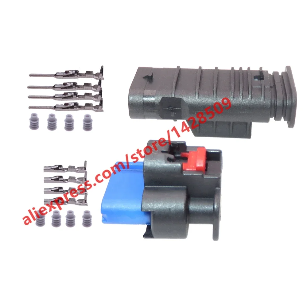 1 مجموعة 4 دبوس كابل كهربائي المقبس 1-2203773-1 1-2296696-1 قطع غيار السيارات موصل مقاوم للمياه