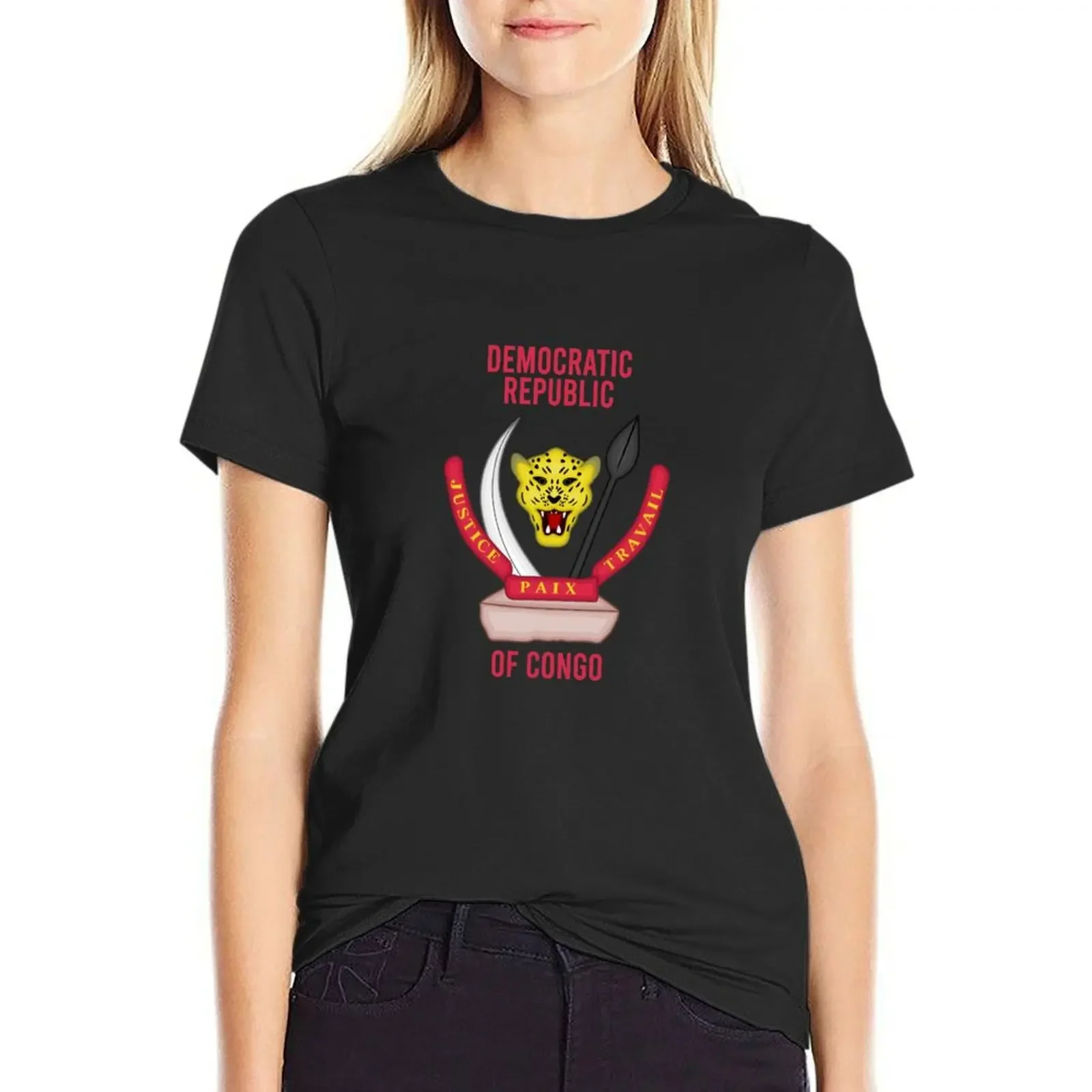 

Democratic Republic of Congo T-Shirt Female clothing customs sublime clothes for Women