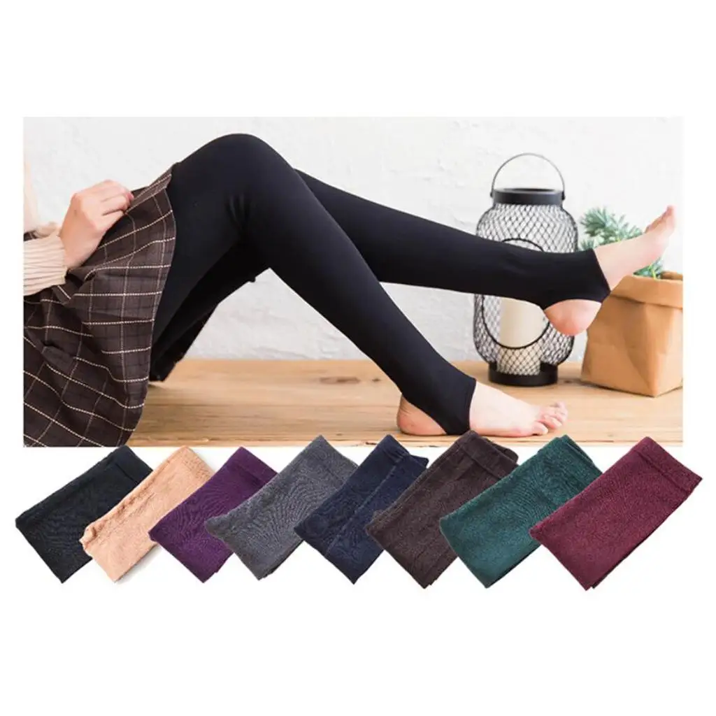 Ladies Brushed Fleece Lined Leggings Thick Stretch Winter Warm Tights Pants