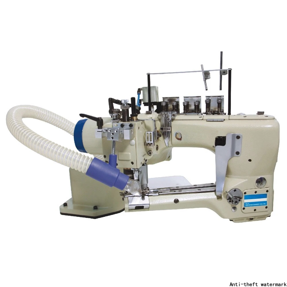 QS-62GW 4 Needle 6 Thread Feed off the Arm Flat Seamer Sewing Machine Chainstitch Industrial Sewing Machine
