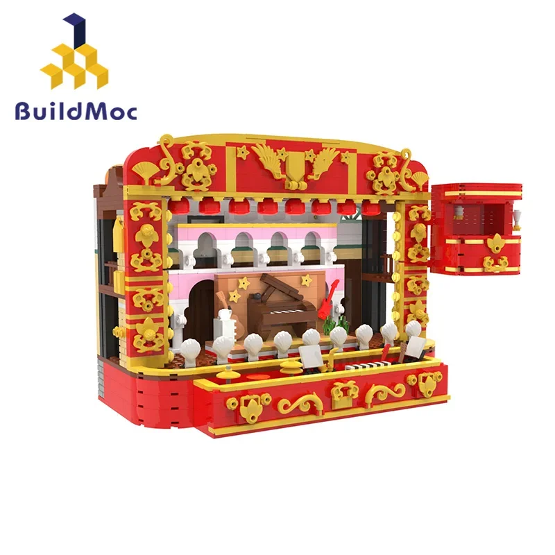 

MOC For 71033 Puppet Show Muppets Theater Building Blocks Set Compatible Figures Character Stage Bricks Toys For Children Gifts