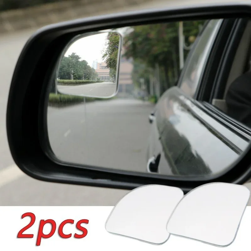 2pcs Car Rearview Mirror Mirror Additional Mirrors Auto Dead Angle Blind Zone Blind Spot Mirror Car Accessories