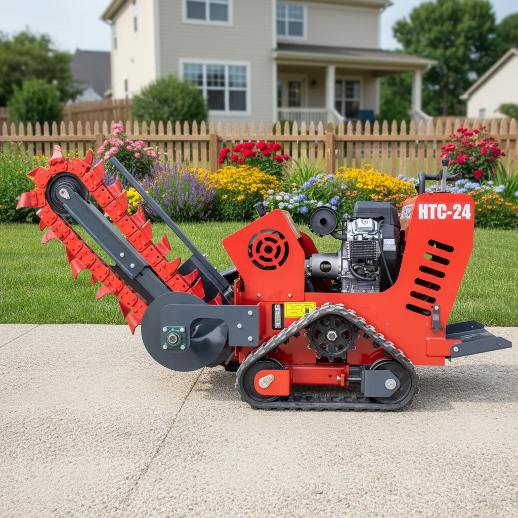 Factory price Small Trenching Machine Engineering Buried Cable Mini Multi-Terrain High-Efficiency Trenching Machine