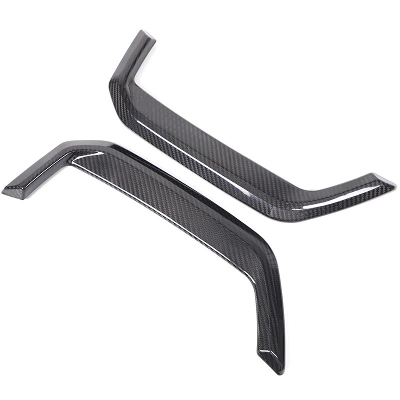 Per BMW serie 5 G60 2024 vera fibra di carbonio auto posteriore scarico tubo di coda copertura marmitta tubo di coda copertura adesivo accessori auto