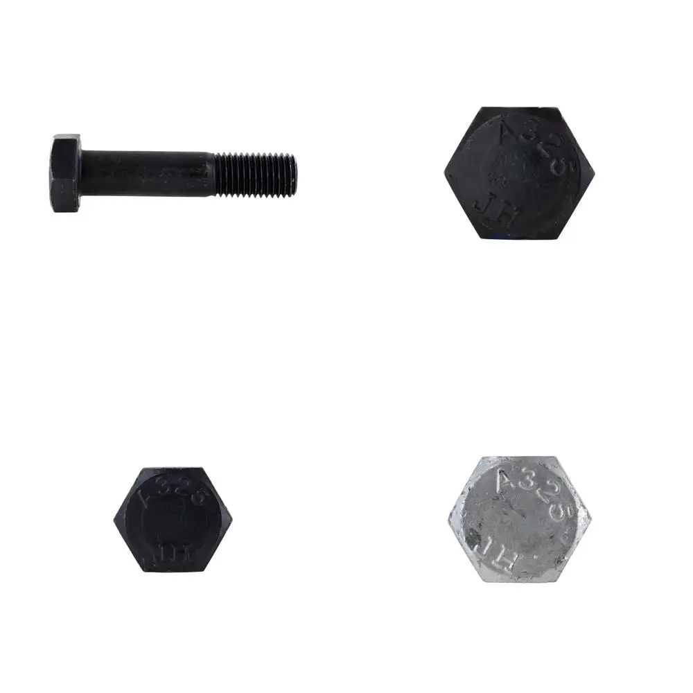 

Heavy Hex Structural Bolts 1-8 x 4-3/4 Type 1, 10-Pack, Plain Finish, Suitable for Construction and Heavy-Duty Applications