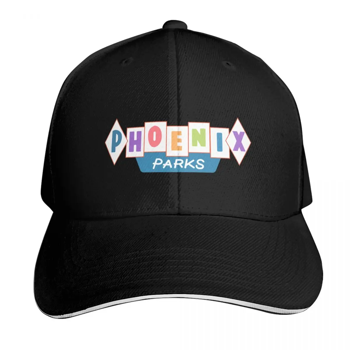 Phoenix Parks - Dead End Baseball Cap Streetwear Hip Hop Trendy Vintage Retro Embroidered Lightweight Packable