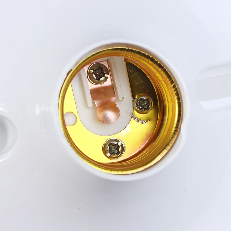 INDA-Support d'Ampoule LED Rond, Base de Douille de Plafonnier Industriel, Applique Murale