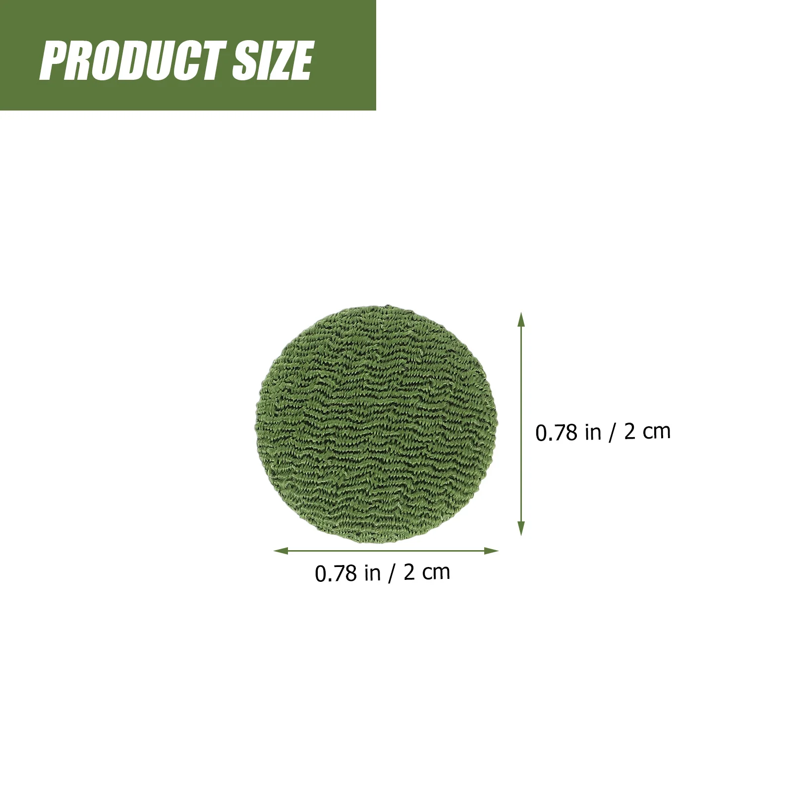 

10Pcs Round Fabric Buttons DIY Sewing Buttons Multi-Purpose Clothing Ornaments Suitable for Clothes Jackets Sweaters Replacement