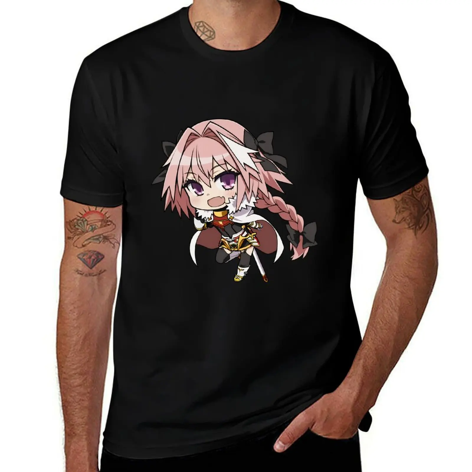 【Fate/Apocrypha】Astolfo #001 T-Shirt man t shirts for men casual T-Shirt