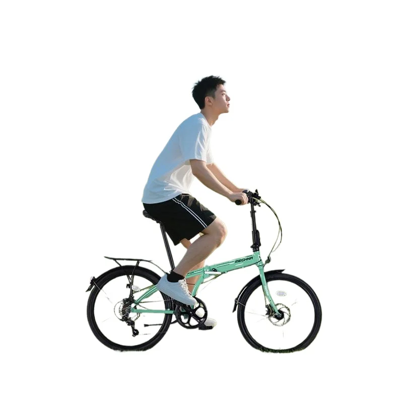 24-Inch variable speed aluminum alloy folding car, ultra-light and portable, men and women's adult disc brake bicycle - view 4