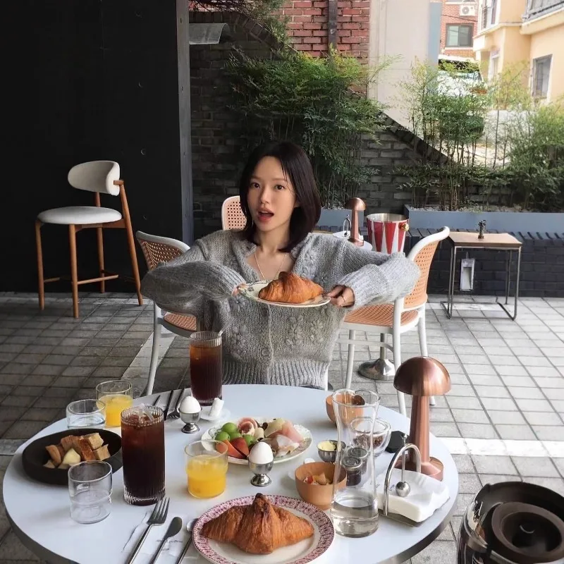 سترة صوفية محبوكة مطرزة يدويًا نقية على شكل نجمة، سترة صوفية صغيرة، ربيع وخريف 2026 #3