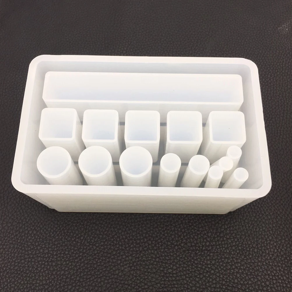 

Lipstick Storage Box Mold DIY Creative Epoxy Silicone Decorative Durable Flexible Easy Clean Portable for Jewelry