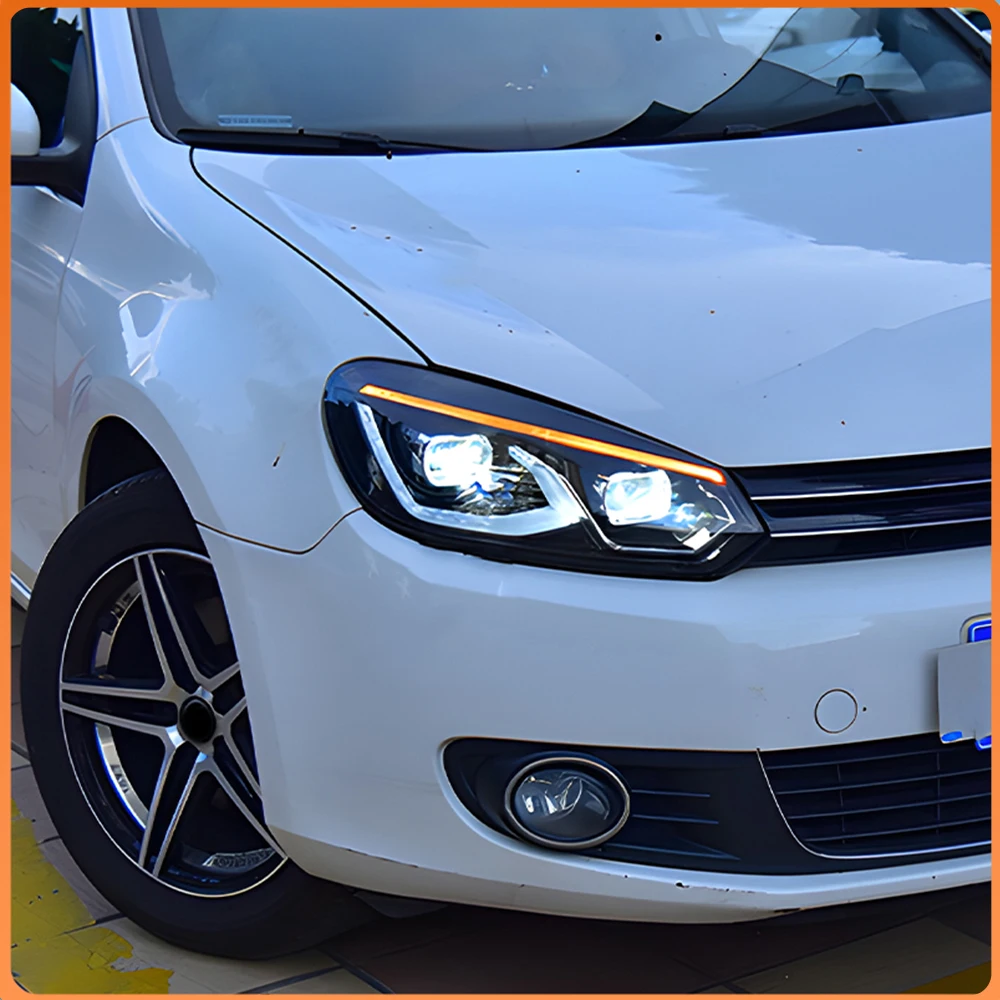 

High Configure LED Headlights Assembly For VW Golf 6 MK6 2009-2013 Auto Front lamps Upgrade Plug and Play Car Tools Accessories
