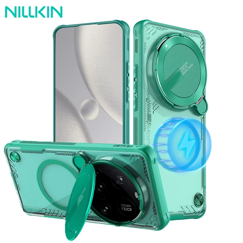 

Чехол NILLKIN для Xiaomi 15 Ultra Magsafe, реквизит Iceblade с держателем для камеры, задняя крышка с магнитной беспроводной зарядкой для Mi 15 Ultra