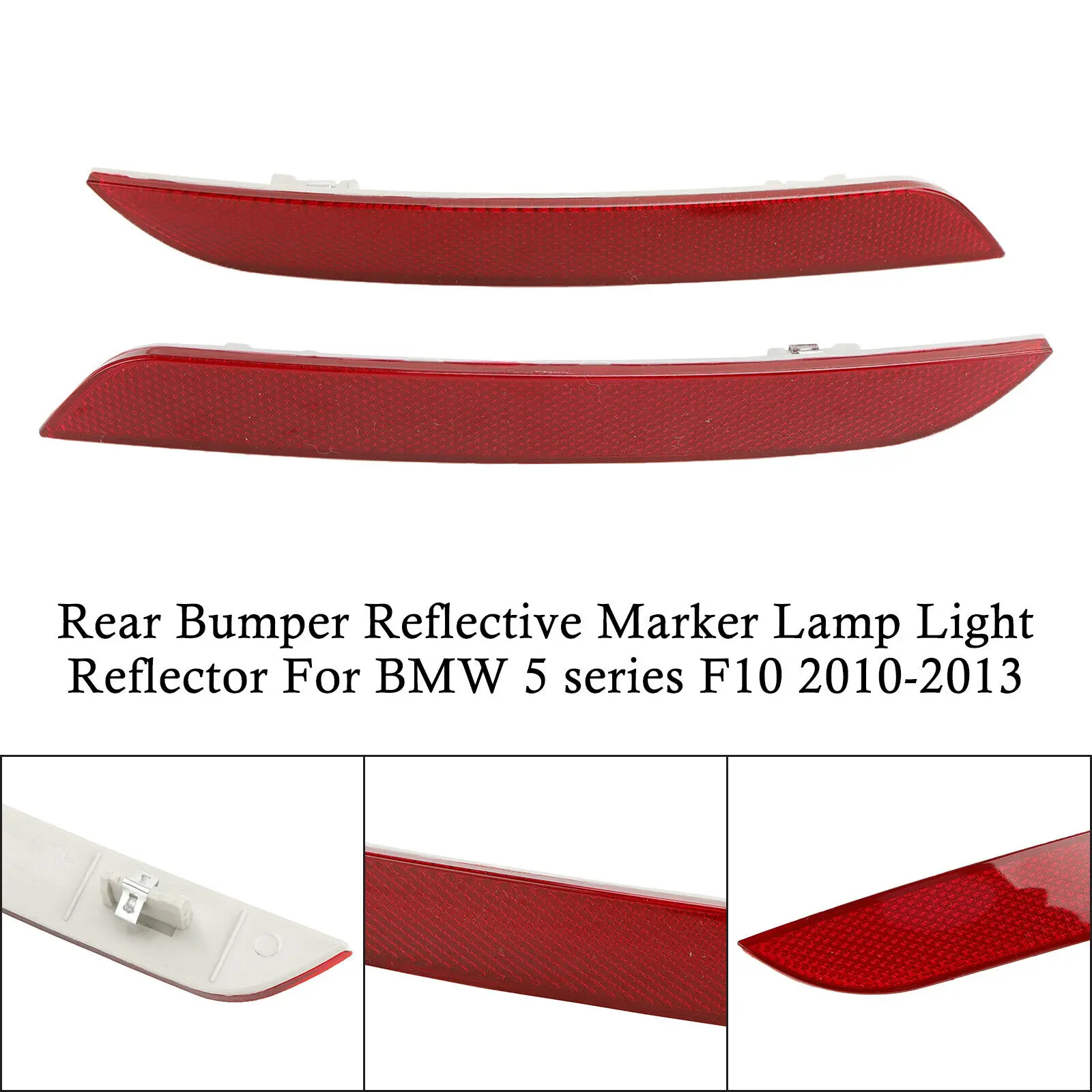 Reflector Housing Tail Fog Lamp Light Fit For BMW 5series F10/F18 2010-2013