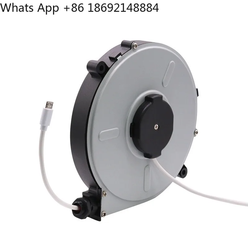 Automatic retractable take-up tray 2.5 meters power supply ABS fireproof shell Automatic take-up tray for electric cables