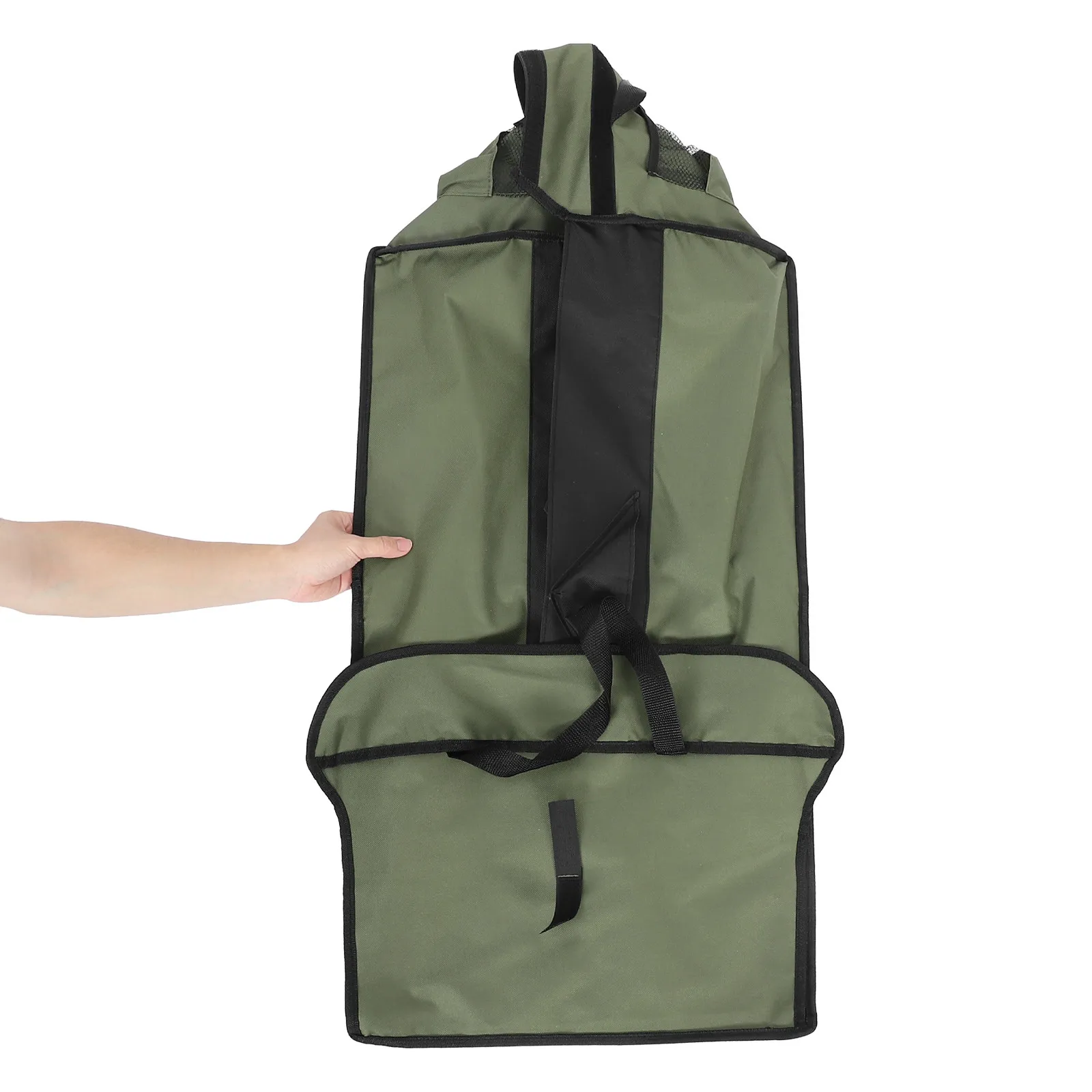 Folding Wagon Liner Insert Replacement Heavy Duty Oxford Fabric Green Camping Cart Liner for Beach Outdoor Yard Wagon Storage