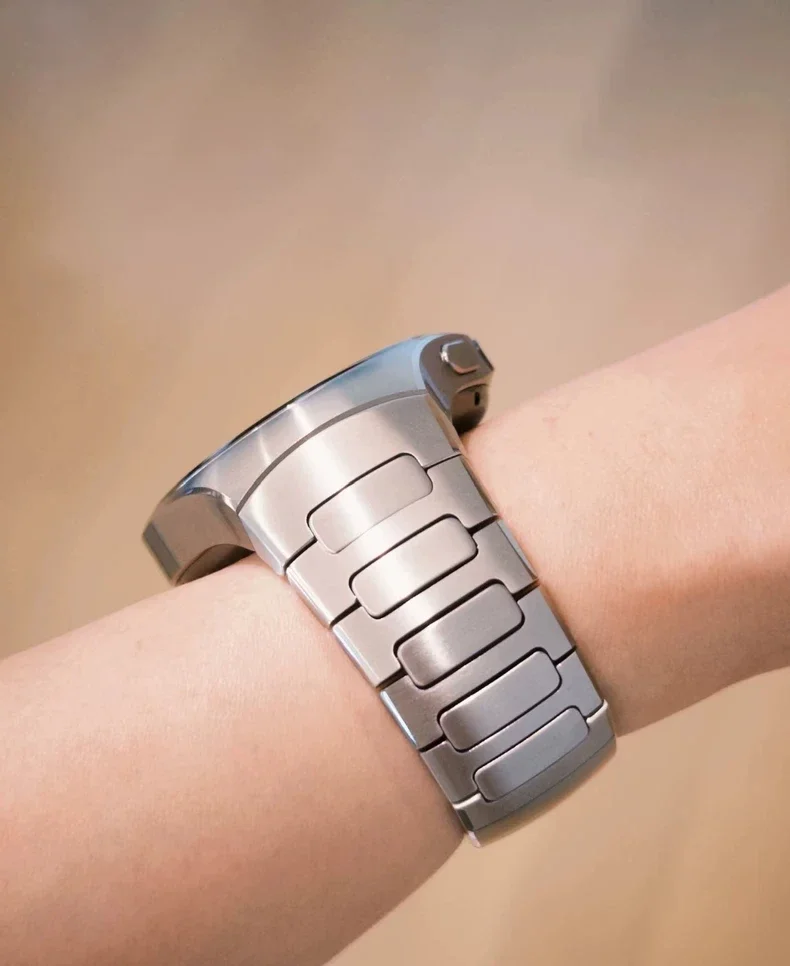 Huawei Originele Titanium Band voor Huawei Horloge 5 42mm, 45g Titanium Horlogeband voor Huawei Horloge 5 42mm Smartwatch Accessoires