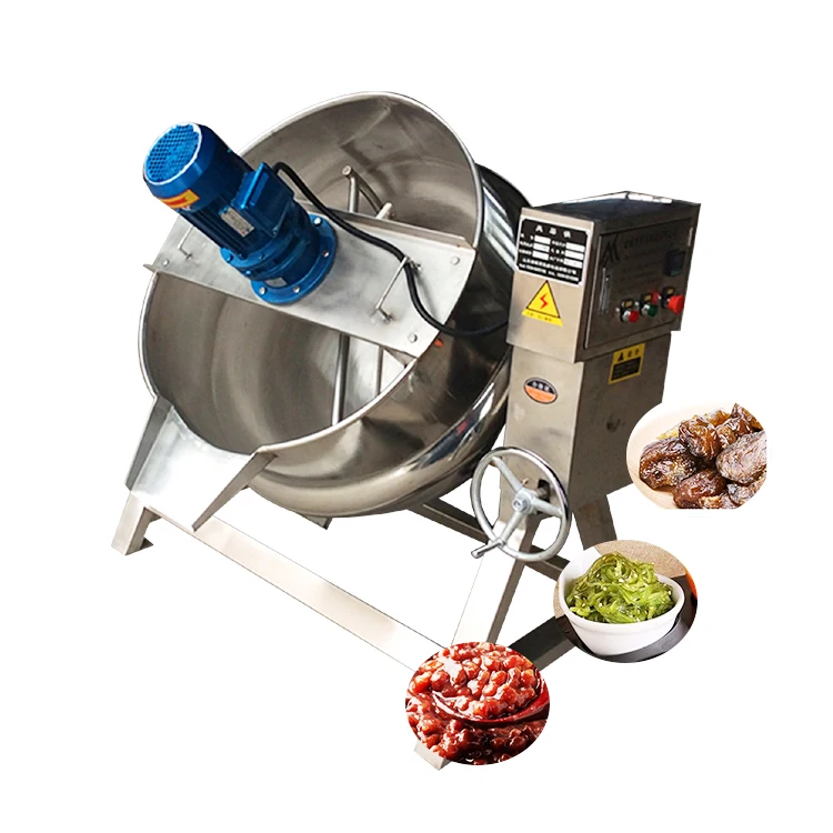 

Chinese Factory Tomato Sauce Cooking Kettle Planetary Cooking Kettle Fried Rice Cooking Machine