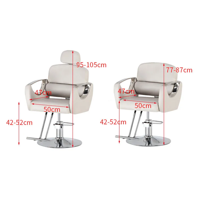 كراسي حلاقة إيطالية مستلقة، أثاث صالون مصمم لصالون التجميل، كرسي احترافي لرفع المنزل، كرسي تصفيف الشعر الدوار