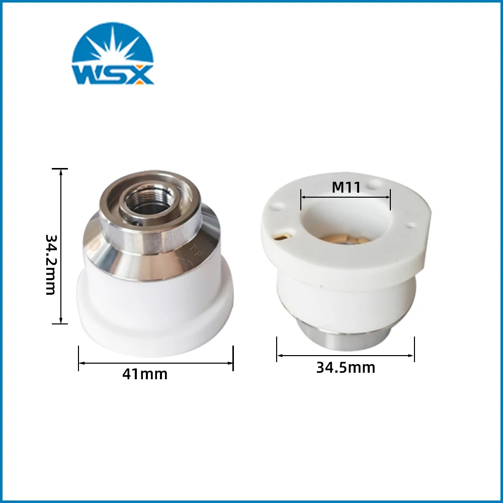 WSX Laser Body Nozzles Holder WTC 08 WTC 11 Compatible with WSX Fiber Laser Cutting Head