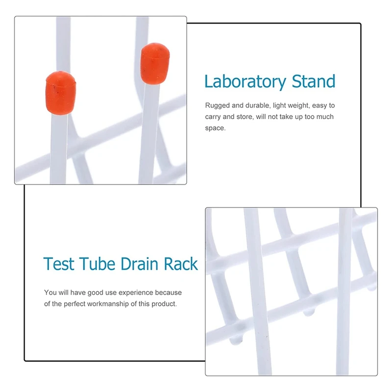 Lab Drying Rack 24 Pegs Lab Glassware Rack Wire Glassware Drying Rack Wall Mount/Freestanding Lab Glass Drying Rack