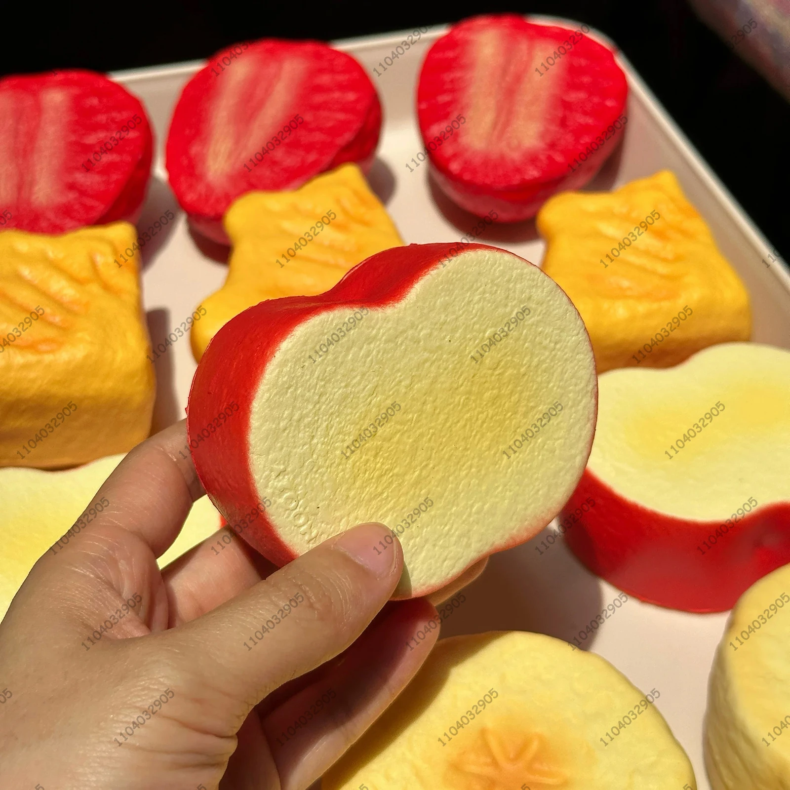 Fruit Slice Langzaam Stijgende Squishy Appel Banaan Aardbei Ananas Trage Rebound Squeeze Speelgoed Stress Release Hand Relax Speelgoed Cadeau