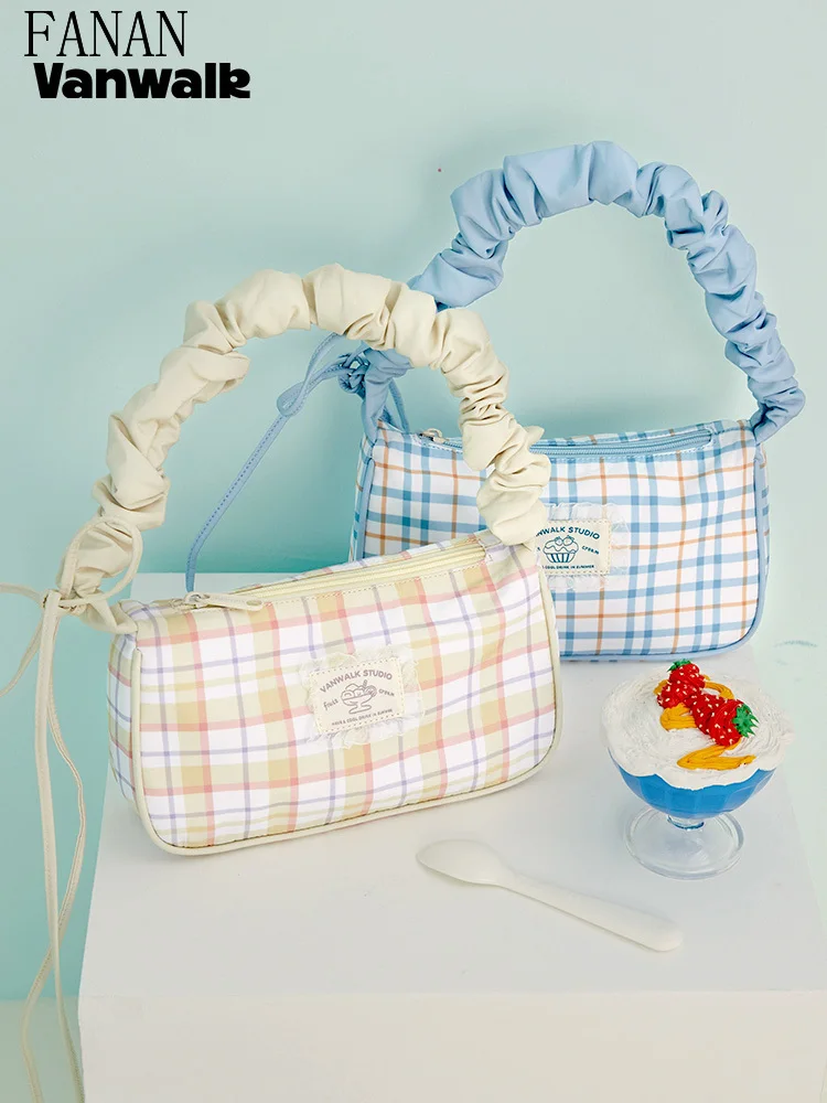 

Girl's Underarm Bag Female Cross Summer Fashion Single Shoulder Handbag Casual Versatile French Style Top-Handle Bags Women