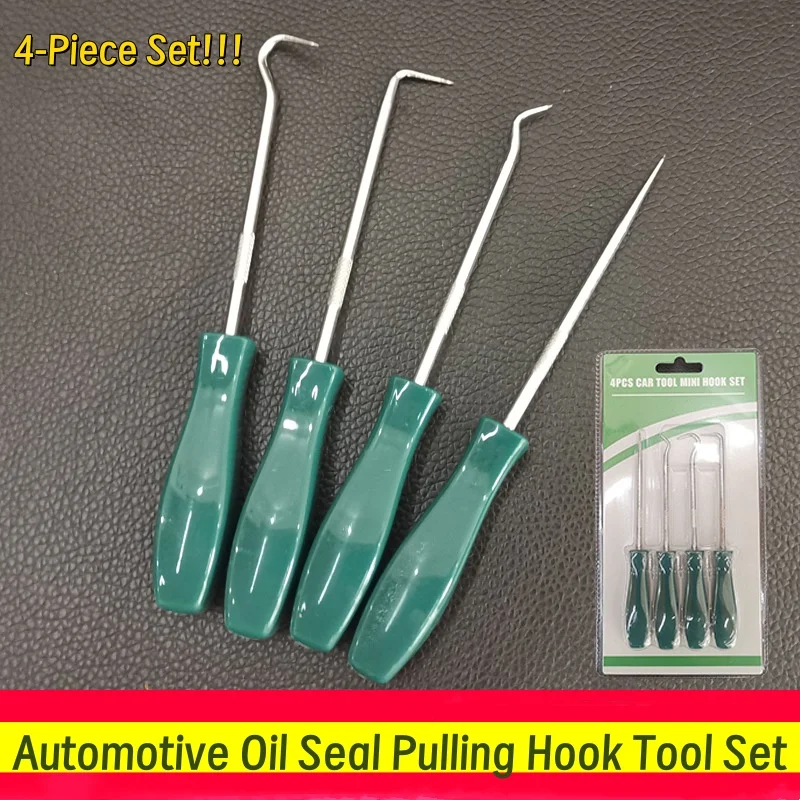 Hot Selling 4-piece Set135mm Car Oil Seal Screwdriver Set O-ring Sealing Gasket Puller Disassembly Set Hook Car Maintenance Tool