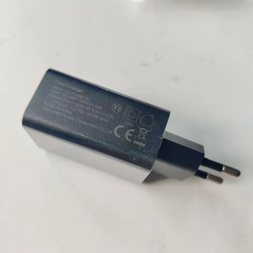 Picture 5: Original 33W New Oukitel WP33 Pro RT6 WP27 Cell Phone AC Adapter Travel Charger EU Plug +6A Type-C USB Cable Wire Line