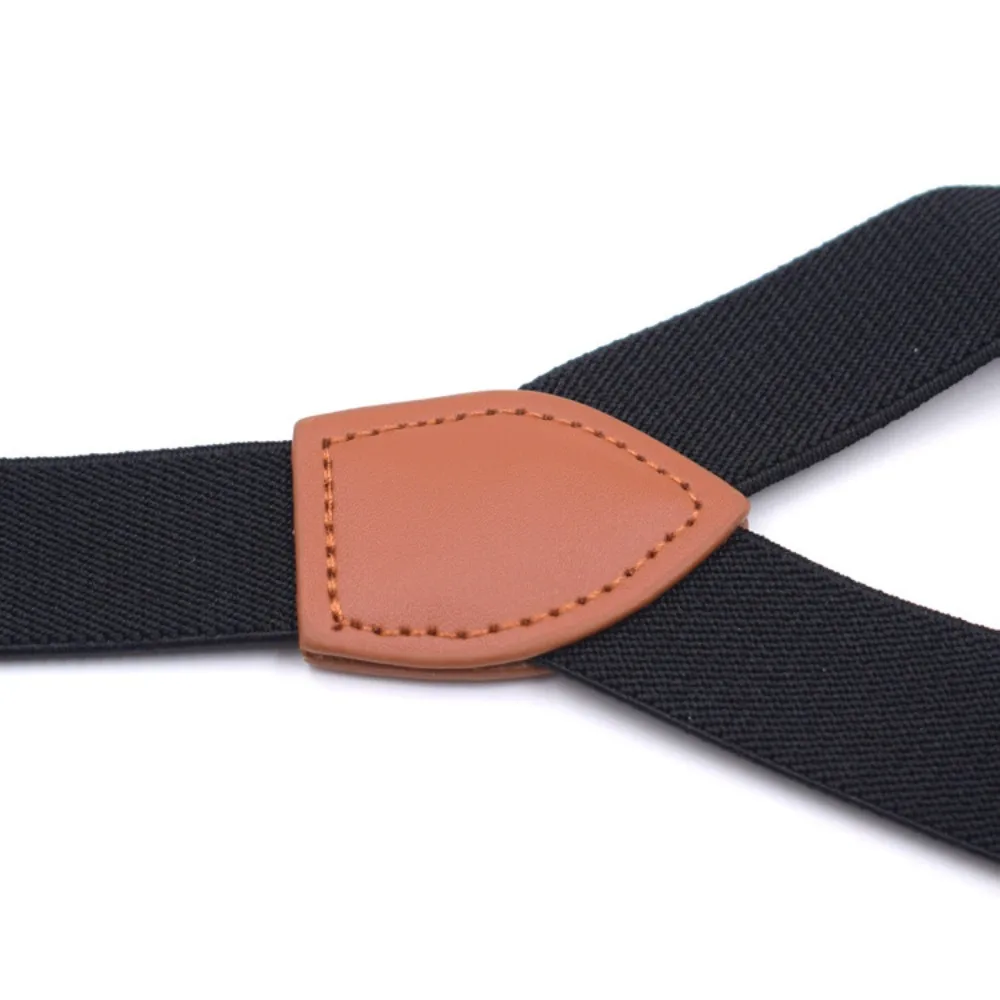 Bretelles Vintage de 2.5cm de large, dos en Y avec 3 clips, bretelles élastiques réglables pour pantalons, ceinture à bretelles pour femmes, accessoires de mode