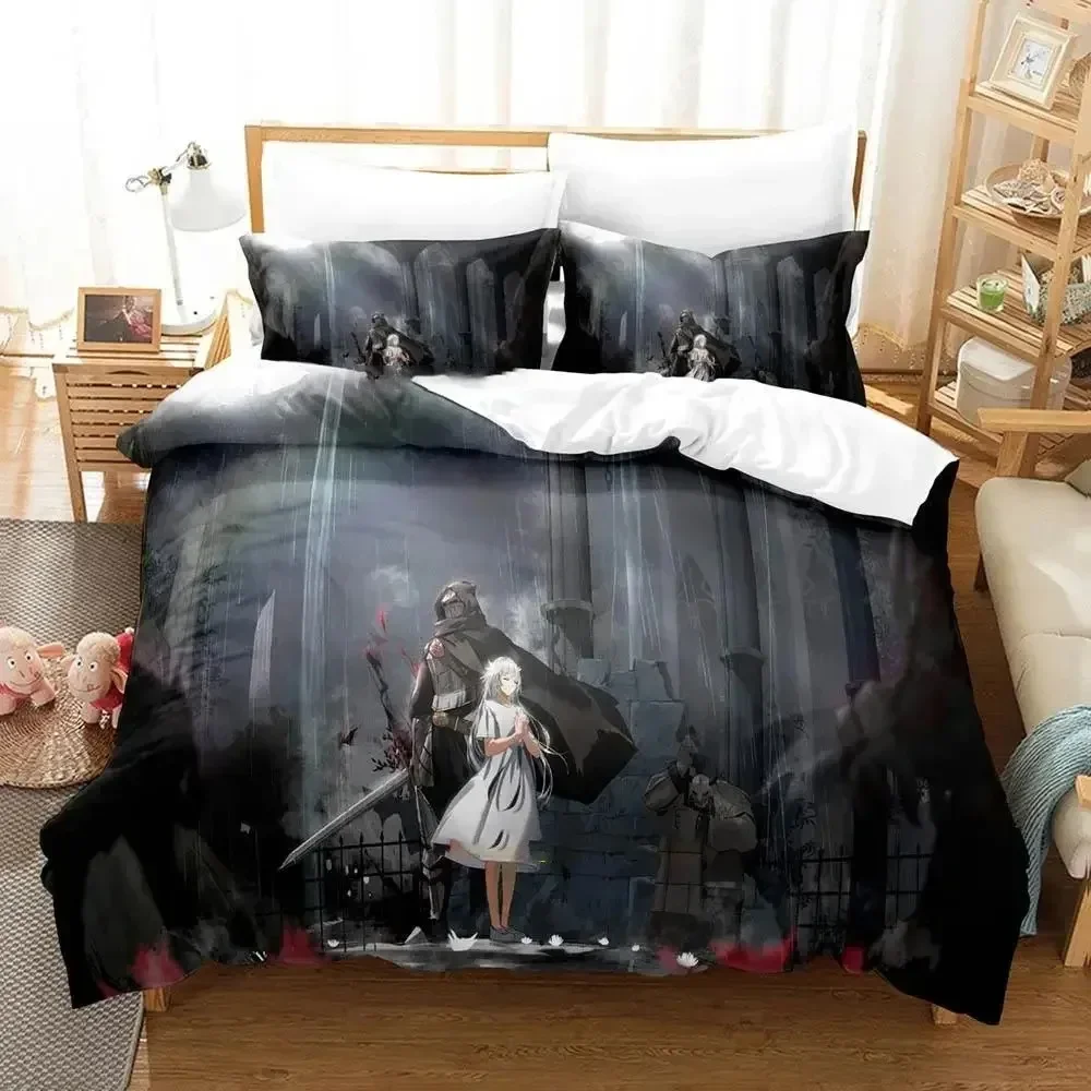 Ender Lilies Quietus of the Knights Set Boys Girls Twin Queen Size Duvet Cover Pillowcase Bed Boys Adult Home Textileextile