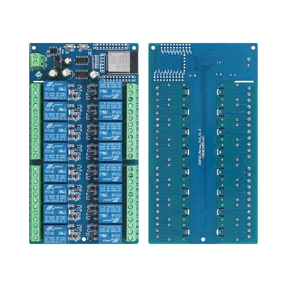 Alimentation électrique DC 5V ESP32, module de relais 16 canaux, carte de développement ESP32-WROOM, développement secondaire