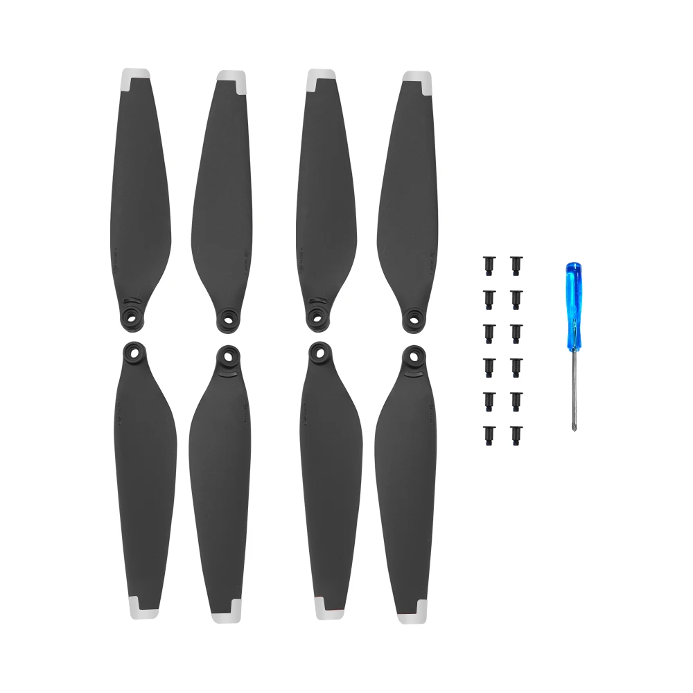 2 Paar Propeller Requisiten Klingen Ersatz für Dji Mini 3 Drohnen Zubehör geräuscharme Propeller Flügel ventilatoren mit Schrauben reparatur teilen
