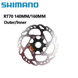 Shimano Rotor RT70 Disc Brake Rotor 140mm 160mm 180mm 203mm Cenetr Lock Disc Brake Rotors Deliver Powerful Lock Ring