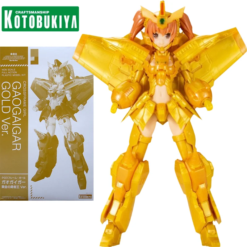 Original Anime Figure FRAME ARMS GIRL CG002 GAOGAIGAR GOLD VER Action Figure Toys for Boys Girls Kids Christmas Gift Model