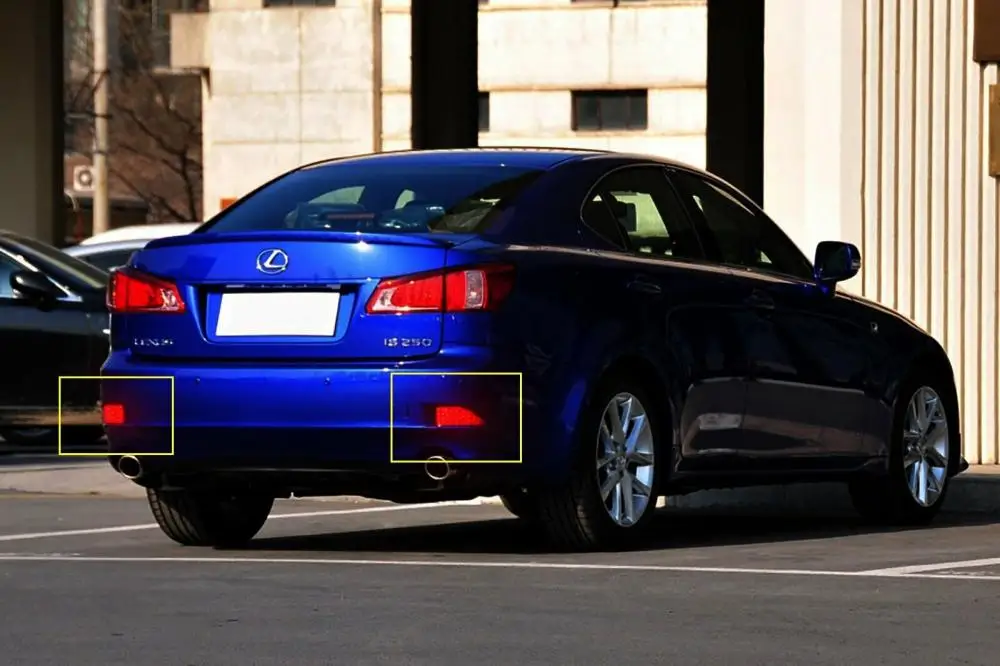 زوج LED المصد الخلفي عاكس الفرامل وقف الضوء لكزس MK II IS 250 220d 200d