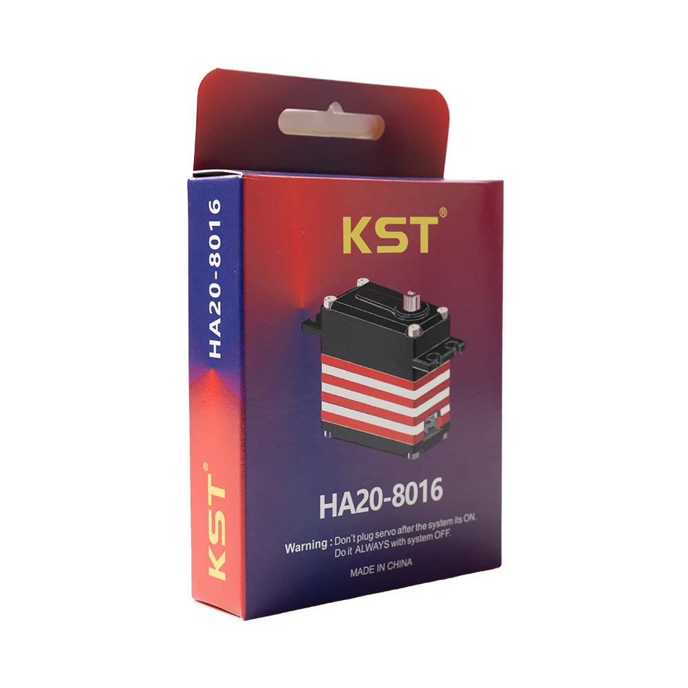 KST HA20-8016 85Kgf.cm 0,15 Sek./60 ° Extrem drehmomentstarker bürstenloser Standardservo für große RC-Flugzeuge – Detail 9